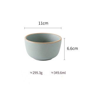 Pure color matte ceramic plate