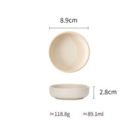 Pure color matte ceramic plate (Option: 27Style)